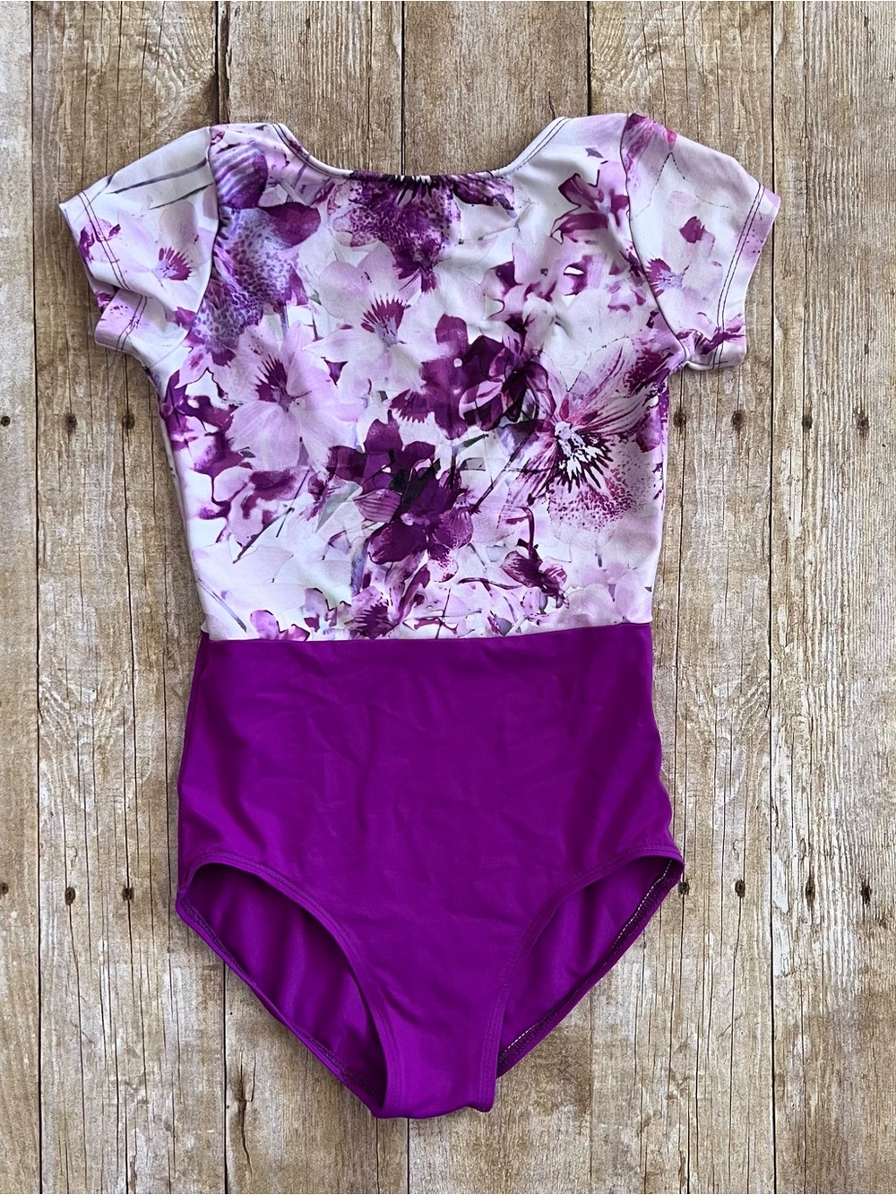 Girls Ainsliewear Floral Ballet Leotard